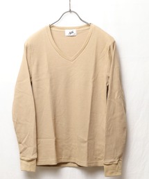【RS】【RDS】Vネックワッフルカットソー