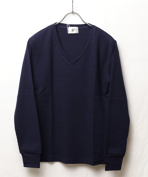 ARCHIVER(アーカイバ)の「【RS】【RDS】Vネックワッフルカットソー(Tシャツ/カットソー・レディース・グレー/ネイビー/ホワイト/ベージュ/カーキ/ブラック/ライトピンク・MEDIUM/X-LARGE/LARGE)」の6枚目の写真