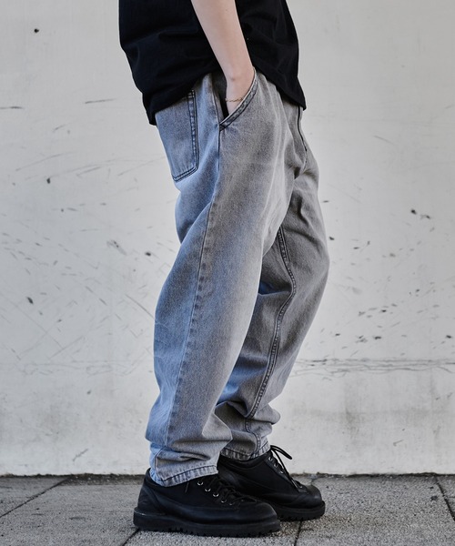 JEMORGAN(ジェーイーモーガン)の「『JEMORGAN LONG JOHNS/ジェーイーモーガンロングジョーンズ』easy denim PT【+】(デニムパンツ・メンズ・ライトブルー/ライトグレー・M/L/XL)」の6枚目の写真