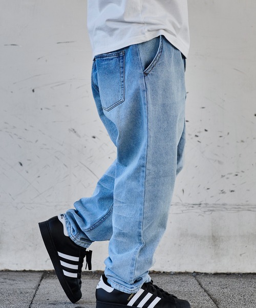 JEMORGAN(ジェーイーモーガン)の「『JEMORGAN LONG JOHNS/ジェーイーモーガンロングジョーンズ』easy denim PT【+】(デニムパンツ・メンズ・ライトブルー/ライトグレー・M/L/XL)」の12枚目の写真
