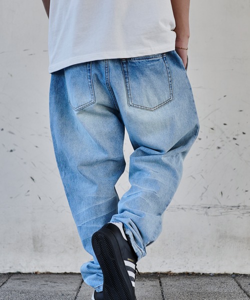 JEMORGAN(ジェーイーモーガン)の「『JEMORGAN LONG JOHNS/ジェーイーモーガンロングジョーンズ』easy denim PT【+】(デニムパンツ・メンズ・ライトブルー/ライトグレー・M/L/XL)」の14枚目の写真