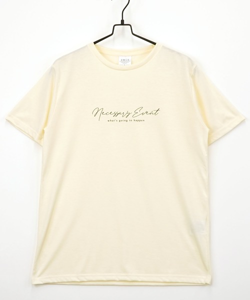 BAYBLO(ベイブロ)の「(GV)ミニロゴTシャツ 吸水速乾 UVカット(Tシャツ/カットソー・メンズ・オフホワイト/ブルー/ブラック系その他3/オリーブ/ブラック/グレイッシュベージュ/ブラック系その他2/サーモンピンク/ホワイト/スミクロ/ネイビー/ミント・M/L/LL)」の3枚目の写真