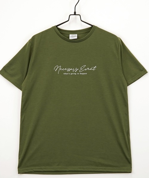 BAYBLO(ベイブロ)の「(GV)ミニロゴTシャツ 吸水速乾 UVカット(Tシャツ/カットソー・メンズ・オフホワイト/ブルー/ブラック系その他3/オリーブ/ブラック/グレイッシュベージュ/ブラック系その他2/サーモンピンク/ホワイト/スミクロ/ネイビー/ミント・M/L/LL)」の9枚目の写真