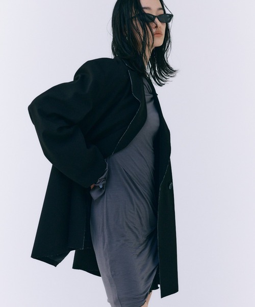 JOSE MOON（ジョゼムーン）の「LONG TOP/ロングトップ（Tシャツ/カットソー・レディース・ベージュ系その他/グリーン/ブラック/サックスブルー/グレー/イエロー系その他・FREE）」の12枚目の写真