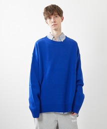 ミマ（ミマ）の「【ミマ】スプリングカラーオーバーサイズニット（ニット/セーター）」