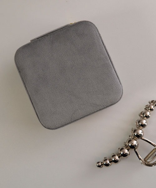 セール】【resonance】ベロア ニュアンスカラー アクセサリーケース