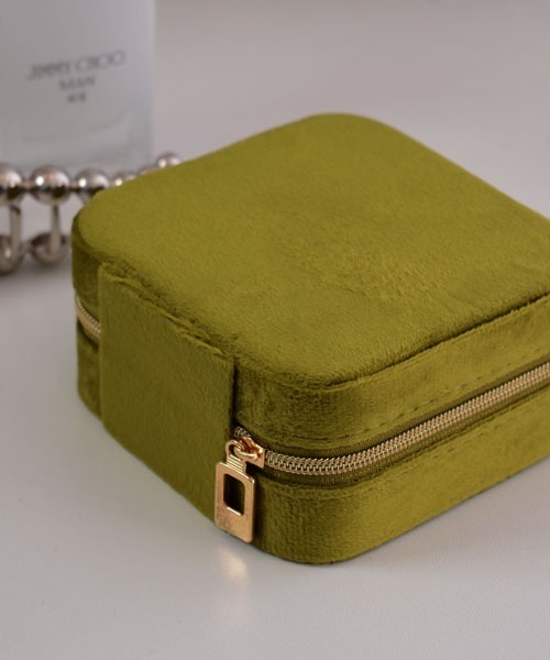 セール】【resonance】ベロア ニュアンスカラー アクセサリーケース