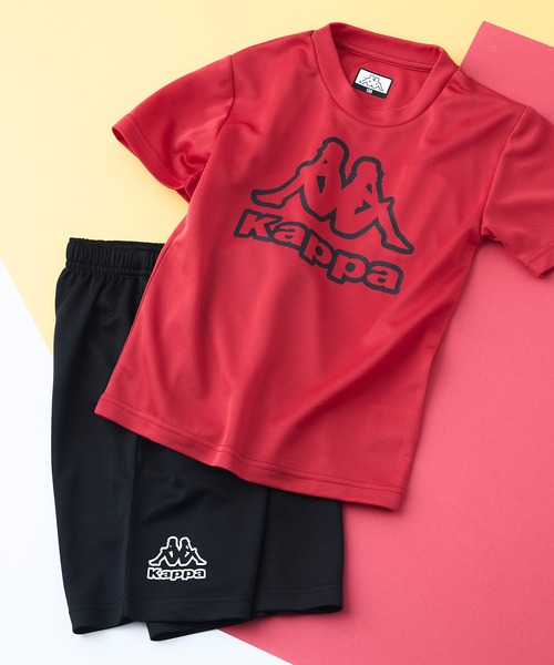 Kappa(カッパ)の「【Kappa/カッパ】キッズ Tシャツ ハーフパンツ 上下セット(Tシャツ/カットソー・キッズ・レッド系その他/ブルー系その他/ブルー系その他2/グリーン系その他2/グレー系その他2/ブラック系その他・160cm/150cm/140cm/130cm)」の6枚目の写真