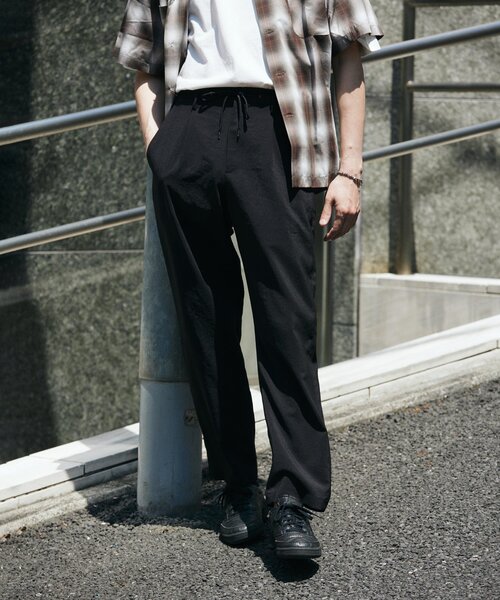 JOURNAL STANDARD（ジャーナルスタンダード）の「”吸水速乾 / 接触冷感” EVALET LIGHT ブッチャー1プリーツスラックス（スラックス・メンズ・ブラウン系その他/アイボリー/ブラック/ブルー系その他/ブラック系その他・LARGE/X-LARGE/MEDIUM/SMALL）」の10枚目の写真