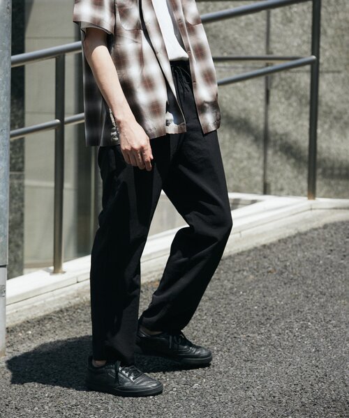 JOURNAL STANDARD（ジャーナルスタンダード）の「”吸水速乾 / 接触冷感” EVALET LIGHT ブッチャー1プリーツスラックス（スラックス・メンズ・ブラウン系その他/アイボリー/ブラック/ブルー系その他/ブラック系その他・LARGE/X-LARGE/MEDIUM/SMALL）」の8枚目の写真