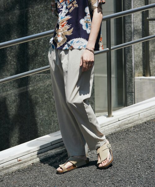 JOURNAL STANDARD（ジャーナルスタンダード）の「”吸水速乾 / 接触冷感” EVALET LIGHT ブッチャー1プリーツスラックス（スラックス・メンズ・ブラウン系その他/アイボリー/ブラック/ブルー系その他/ブラック系その他・LARGE/X-LARGE/MEDIUM/SMALL）」の22枚目の写真