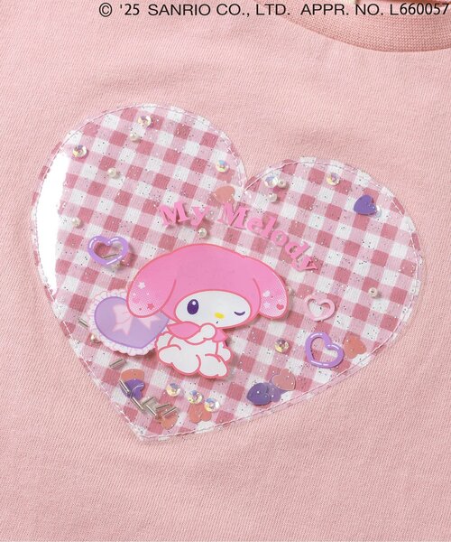 sanrio（サンリオ）の「【サンリオキャラクターズ】スカラップTシャツ（Tシャツ/カットソー・キッズ・ピンク/レッド/チェック/ラベンダー・80/90/100/110/120/130/140）」の14枚目の写真