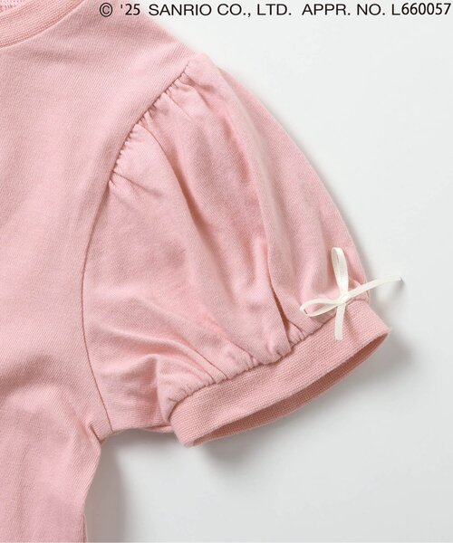 sanrio（サンリオ）の「【サンリオキャラクターズ】スカラップTシャツ（Tシャツ/カットソー・キッズ・ピンク/レッド/チェック/ラベンダー・80/90/100/110/120/130/140）」の15枚目の写真