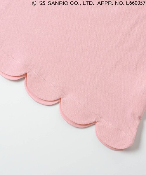 sanrio（サンリオ）の「【サンリオキャラクターズ】スカラップTシャツ（Tシャツ/カットソー・キッズ・ピンク/レッド/チェック/ラベンダー・80/90/100/110/120/130/140）」の16枚目の写真