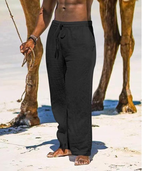 セール】ランカウイ セミワイド リネンタッチ イージーパンツ（その他