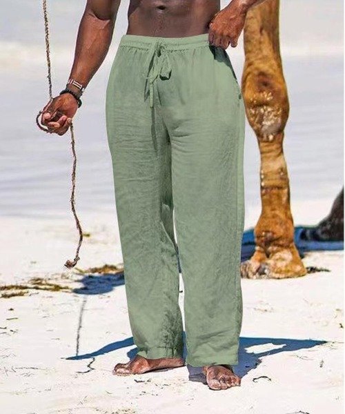 セール】ランカウイ セミワイド リネンタッチ イージーパンツ（その他