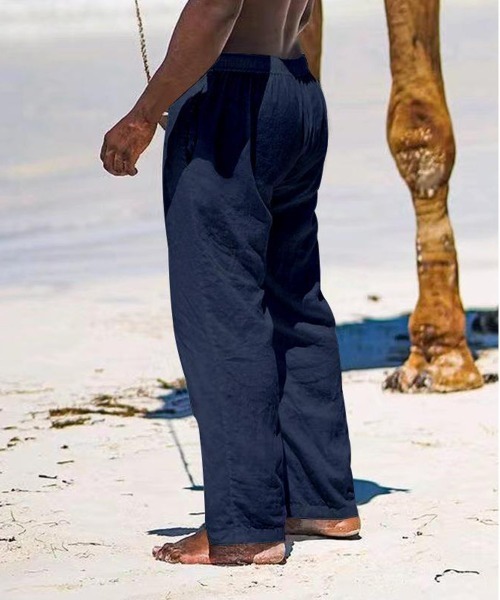パンツ rara セール】ランカウイ セミワイド リネンタッチ イージーパンツ（その他