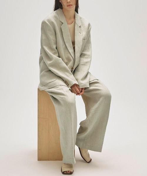 お値下げ‼️Todayful Tuck Linen Trousers セール】Tuck Linen Trousers（その他パンツ）｜TODAYFUL