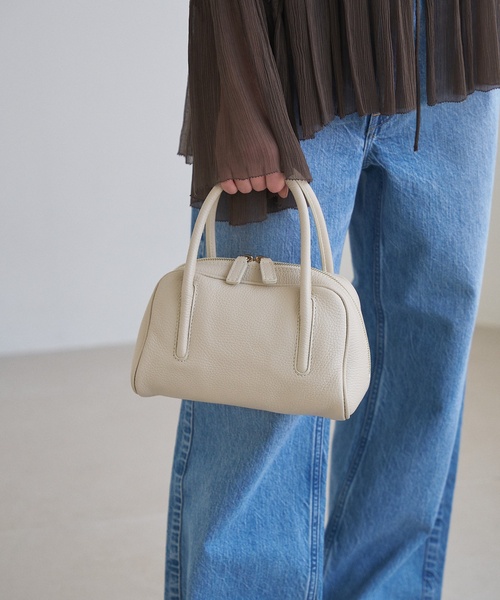 AULENTTI（オウレンティ）の「AULENTTI/オウレンティ BOSTON（ボストンバッグ・レディース・アイボリー/キャメル・FREE）」の7枚目の写真