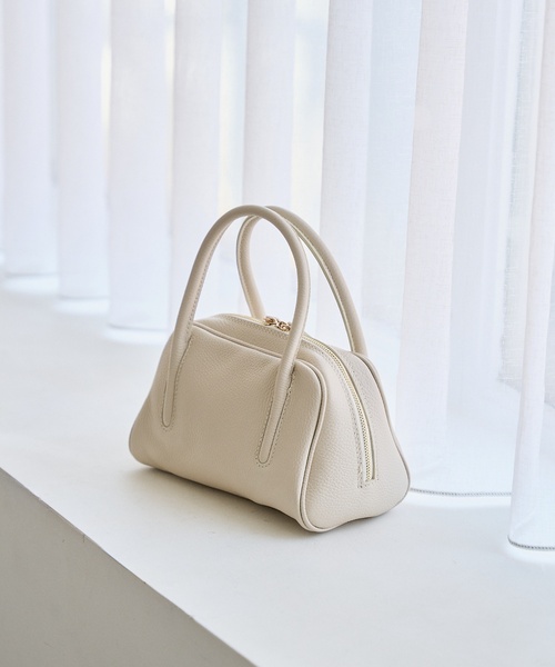 AULENTTI（オウレンティ）の「AULENTTI/オウレンティ BOSTON（ボストンバッグ・レディース・アイボリー/キャメル・FREE）」の8枚目の写真