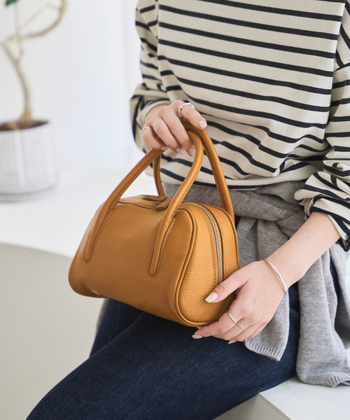 AULENTTI（オウレンティ）の「AULENTTI/オウレンティ BOSTON（ボストンバッグ・レディース・アイボリー/キャメル・FREE）」の11枚目の写真