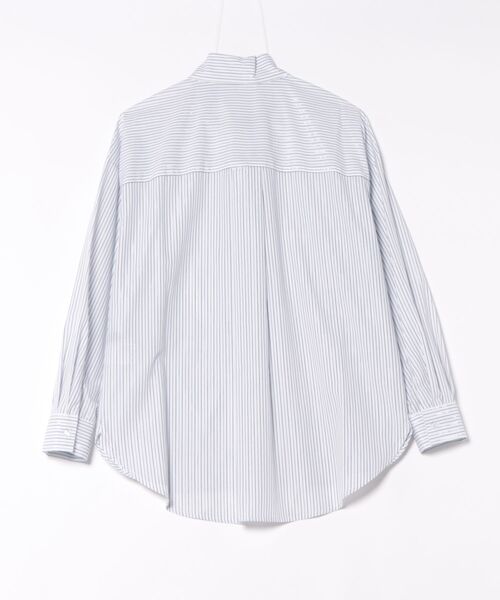 la.f…(ラエフ)の「【WEB限定】ストライプブラウス≪洗濯機で洗える≫(シャツ/ブラウス・レディース・ブルー系その他/ダークネイビー/イエロー系その他・9号)」の4枚目の写真