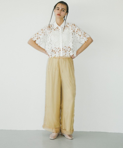 ENOF シアーパンツ ENOF sheer pants シアーパンツ イナフ M - メルカリ