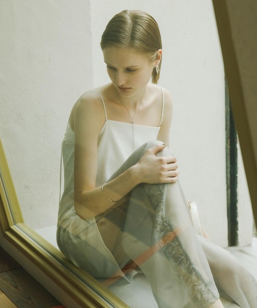 SENSE OF PLACE by URBAN RESEARCH（センスオブプレイスバイアーバンリサーチ）の「シアーパンツ（その他パンツ・レディース・ブラック/ベージュ/グレー・ONE）」の19枚目の写真