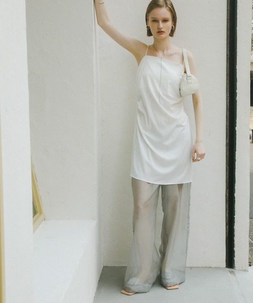 SENSE OF PLACE by URBAN RESEARCH（センスオブプレイスバイアーバンリサーチ）の「シアーパンツ（その他パンツ・レディース・ブラック/ベージュ/グレー・ONE）」の20枚目の写真