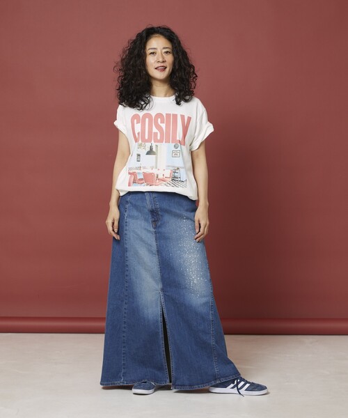 Freada（フリーダ）の「Freada/フリーダ PHOTO TEE/ヴィンテージライク フォト プリントTシャツ（Tシャツ/カットソー・レディース・ブラック/ホワイト・ONE SIZE）」の13枚目の写真