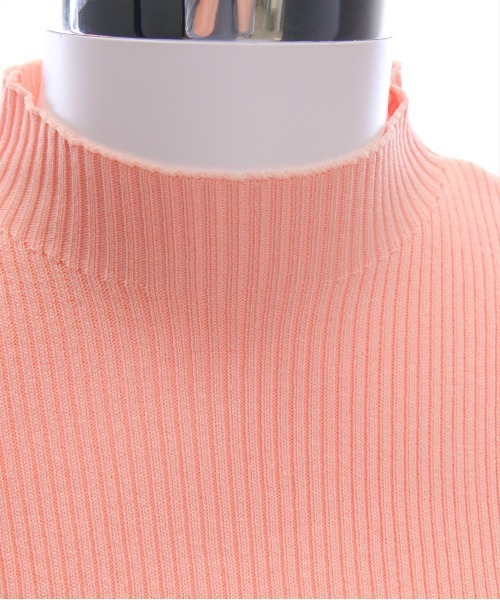 CLEAR BASIC（クリアベーシック）の「パフスリーブ半袖リブニットトップス[フェミニン パフスリーブ 骨格ウェーブ]≪SS新作≫（ニット/セーター・レディース・ピンク/オフホワイト/ラベンダー/グレー系その他/ブラック/ボルドー/ブラウン・F）」の14枚目の写真