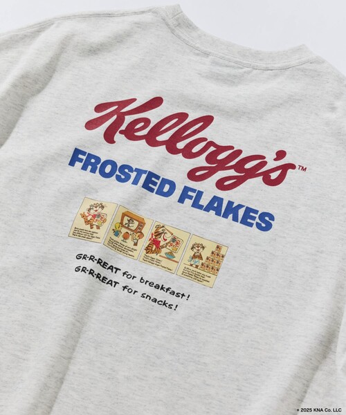   ロゴハート クラシック クルーネック Tシャツ セール】限定展開 Kellog's/ケロッグ 別注 ビッグシルエット