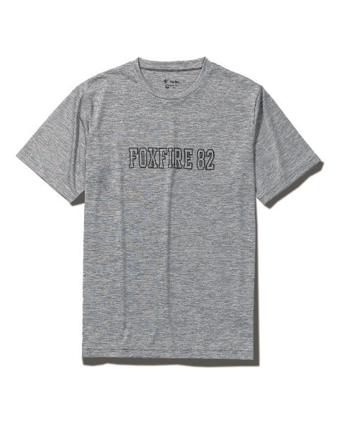 Foxfire(フォックスファイヤー)の「TS EX Sロゴ T S/S(Tシャツ/カットソー・メンズ・グレー/ブラック/ブルー・S/M/L/XL)」の1枚目の写真