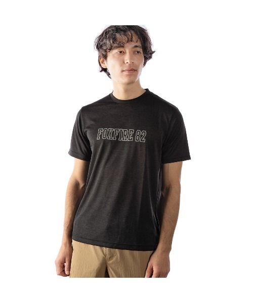 Foxfire(フォックスファイヤー)の「TS EX Sロゴ T S/S(Tシャツ/カットソー・メンズ・グレー/ブラック/ブルー・S/M/L/XL)」の2枚目の写真