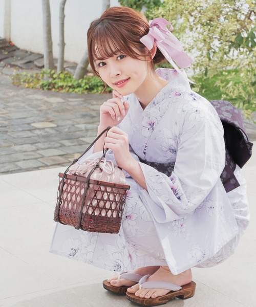 Honeys(ハニーズ)の「ビッグリボンヘアクリップ(和装小物・レディース・アイボリー/ピンク系その他・FREE)」の12枚目の写真