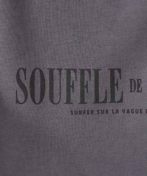 grove(グローブ)の「【UVカット・接触冷感】ベーシックロゴTシャツ(Tシャツ/カットソー・レディース・ブルー/ライトイエロー系/ホワイト系5/ライトベージュ/オフホワイト/チャコールグレー・03/02/01/05/04)」の16枚目の写真