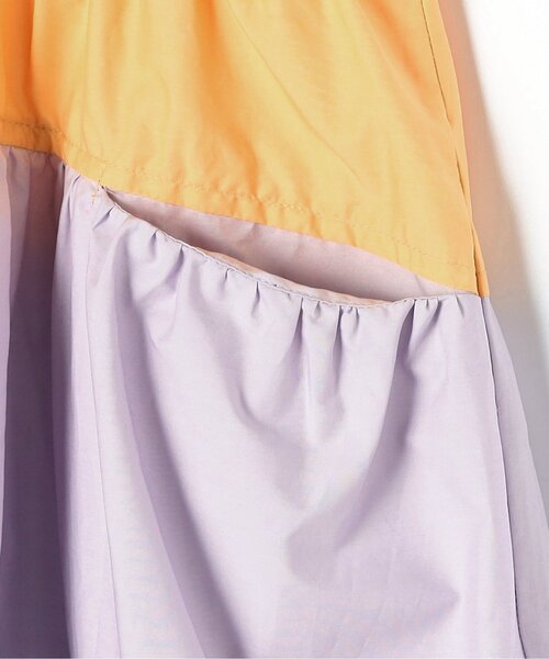 p.premier(ピードットプルミエ)の「ノースリーブドッキングワンピース(ワンピース・キッズ・ピンク/オレンジ/ブラック/カーキ・80/90/100/110/120/130/140)」の6枚目の写真