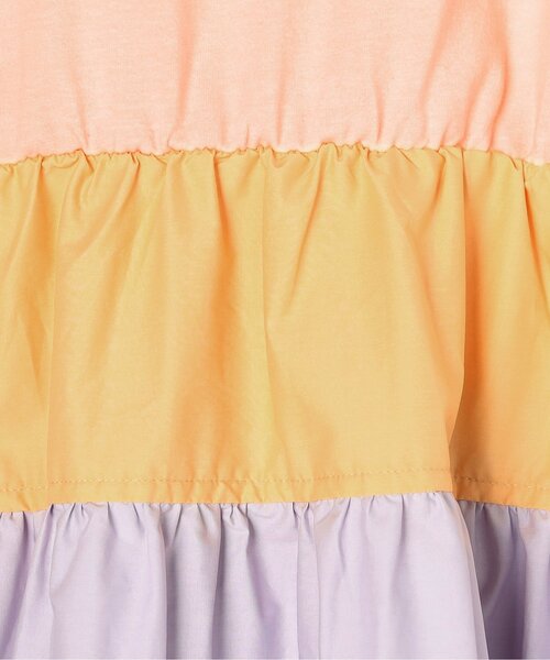 p.premier(ピードットプルミエ)の「ノースリーブドッキングワンピース(ワンピース・キッズ・ピンク/オレンジ/ブラック/カーキ・80/90/100/110/120/130/140)」の8枚目の写真