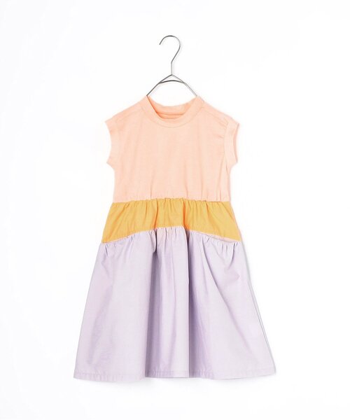p.premier(ピードットプルミエ)の「ノースリーブドッキングワンピース(ワンピース・キッズ・ピンク/オレンジ/ブラック/カーキ・80/90/100/110/120/130/140)」の10枚目の写真