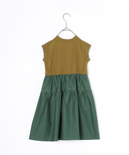 p.premier(ピードットプルミエ)の「ノースリーブドッキングワンピース(ワンピース・キッズ・ピンク/オレンジ/ブラック/カーキ・80/90/100/110/120/130/140)」の12枚目の写真