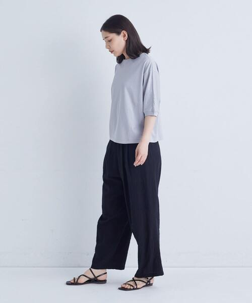 ADIEU TRISTESSE(アデュートリステス)の「【5月ベストセラーブランド内2位】オフボディシルエットTシャツ(Tシャツ/カットソー・レディース・ブルー/ブラック/ピンク/レッド/ベージュ・FREE)」の19枚目の写真
