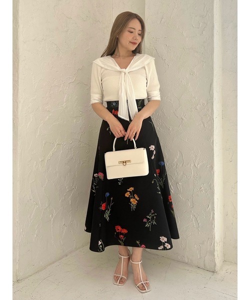 SNIDEL（スナイデル）の「フロントメタルフラップバッグ（ショルダーバッグ・レディース・ブラック/ホワイト/ベージュ・FREE）」の16枚目の写真