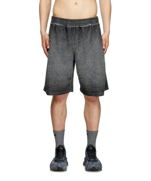 DIESEL(ディーゼル)の「メンズ スウェットショートパンツ P-CROWDE(スウェットパンツ・メンズ・グレー/ブラウン・SMALL/MEDIUM/LARGE/X-LARGE/X-SMALL/XX-LARGE)」の6枚目の写真