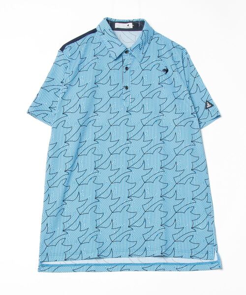 ALPEN / SPORTS DEPO SELECT(アルペンスポーツデポセレクト)の「ルコックスポルティフ ゴルフ 接触冷感シャツ(シャツ/ブラウス・メンズ・ネイビー/ブルー・LL/3L/M/L)」の1枚目の写真