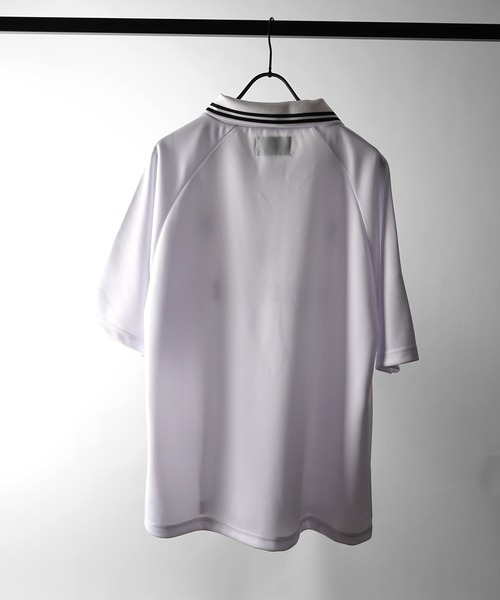 INHABITANT(インハビタント)の「25SS【INHABITANT】ビッグシルエット ユニフォームライク 半袖サッカーTシャツ カットソー ユニセックス(Tシャツ/カットソー・メンズ・ホワイト/ブラック/グレー・M/L)」の7枚目の写真