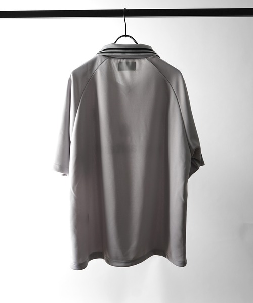 INHABITANT(インハビタント)の「25SS【INHABITANT】ビッグシルエット ユニフォームライク 半袖サッカーTシャツ カットソー ユニセックス(Tシャツ/カットソー・メンズ・ホワイト/ブラック/グレー・M/L)」の9枚目の写真