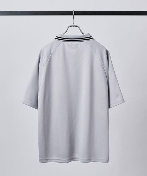 INHABITANT(インハビタント)の「【INHABITANT】ビッグシルエット ユニフォームライク 半袖サッカーTシャツ カットソー ユニセックス(Tシャツ/カットソー・メンズ・ホワイト/ブラック/グレー・M/L)」の17枚目の写真