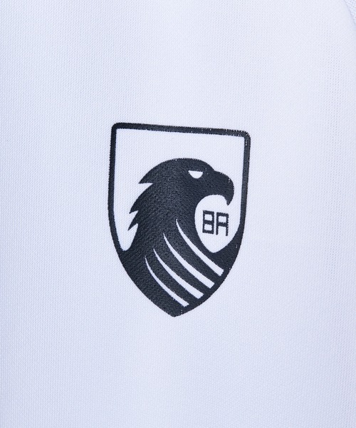 INHABITANT(インハビタント)の「【INHABITANT】ビッグシルエット ユニフォームライク 半袖サッカーTシャツ カットソー ユニセックス(Tシャツ/カットソー・メンズ・ホワイト/ブラック/グレー・M/L)」の15枚目の写真