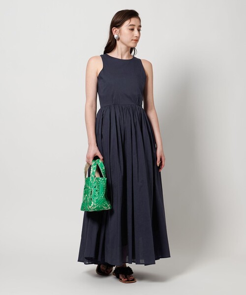 MARIHA 夏のレディのドレス 38 beams別注ブルー　Mサイズ MARIHA ワンピース 「一部別注」「MARIHA」夏のレディのドレス
