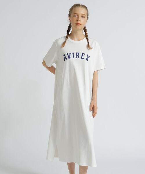 セール】《WEB&DEPOT限定》VARSITY PRINT ONEPIECE/バーシティー